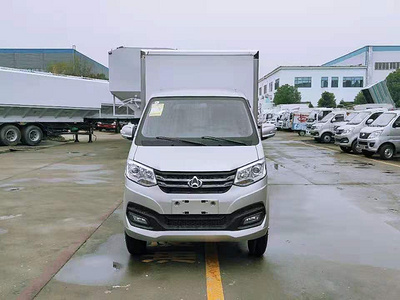 國六長(cháng)安跨越王3米後雙輪冷藏車(chē)圖片